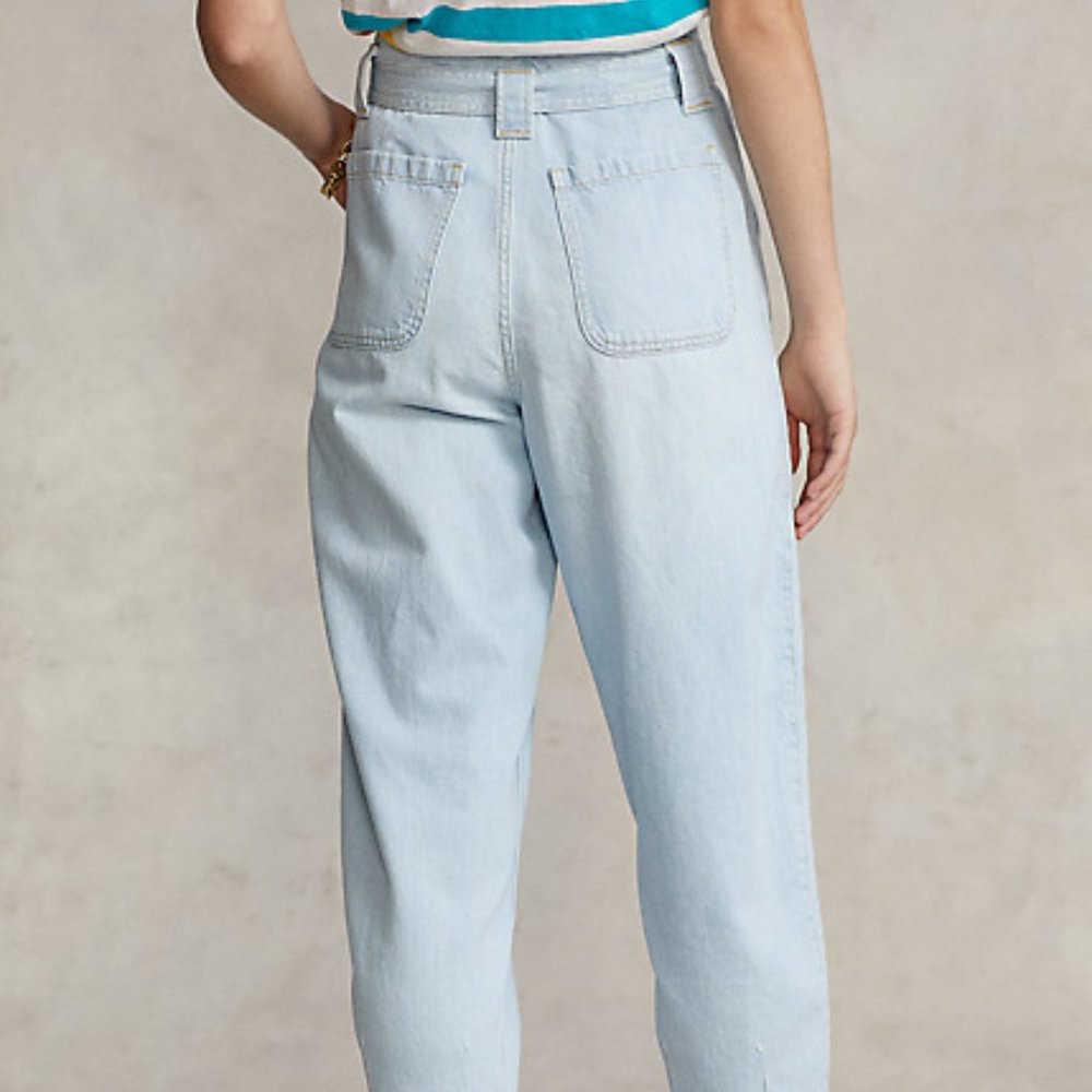 Polo Ralph Lauren Belted Tapered Jeans - Picture 12 of 13